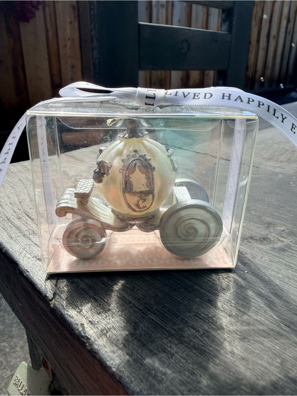 Cinderella Carriage Candle Party Favor